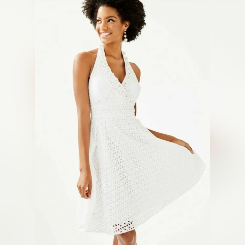 EUC LILLY PULITZER WILLA LACE DRESS